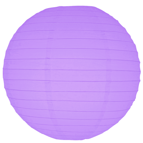 Purple Round Paper Lanterns.