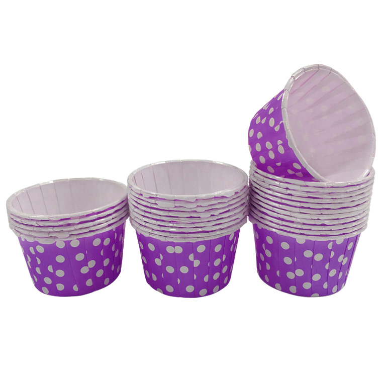 Small Lilac Dot Storage Basket