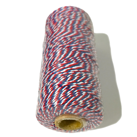 Red White and Blue Bakers Twine.