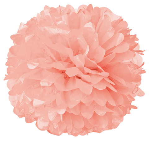 14" Carnation Tissue Pom Poms.