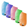 5 Assorted Color ECO Cylinder Sky Lanterns.