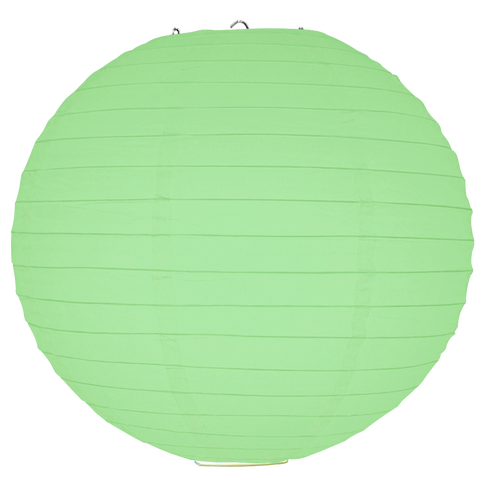 Mint Green Round Paper Lanterns.