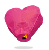 ECO Pink Heart Sky Lanterns (Wire-Free).