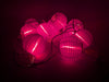 3" Pink String Nylon Lanterns (10pcs).