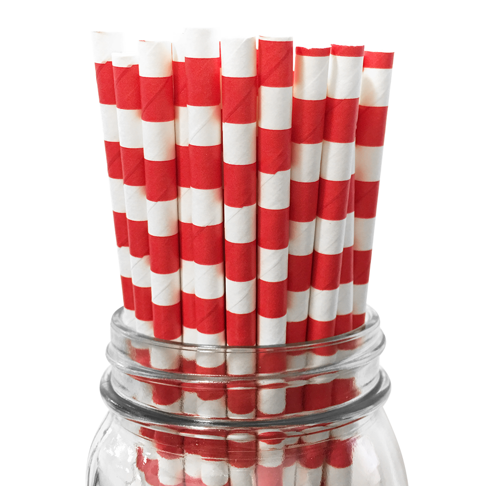 25 Red and Green Polka Dot Paper Straws-7.75 Inches-Christmas Party  Straws-Party Straws-Shower-Wedding-Party-Biodegradable