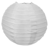White Round Silk Lanterns.