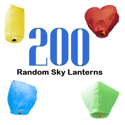 200 Sky Lanterns.