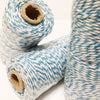 Teal and White Bakers Twine.