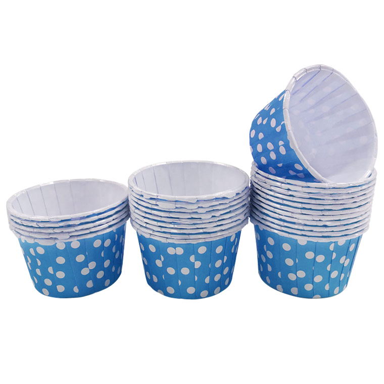 Polka Dot Mini Cupcake Paper Cups