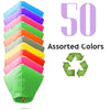 50 Assorted Color ECO Diamond Sky Lanterns.
