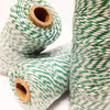 Green and White Bakers Twine.