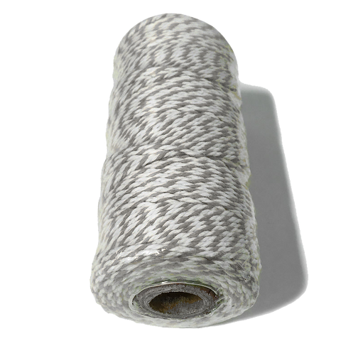 Grey and White Bakers Twine.