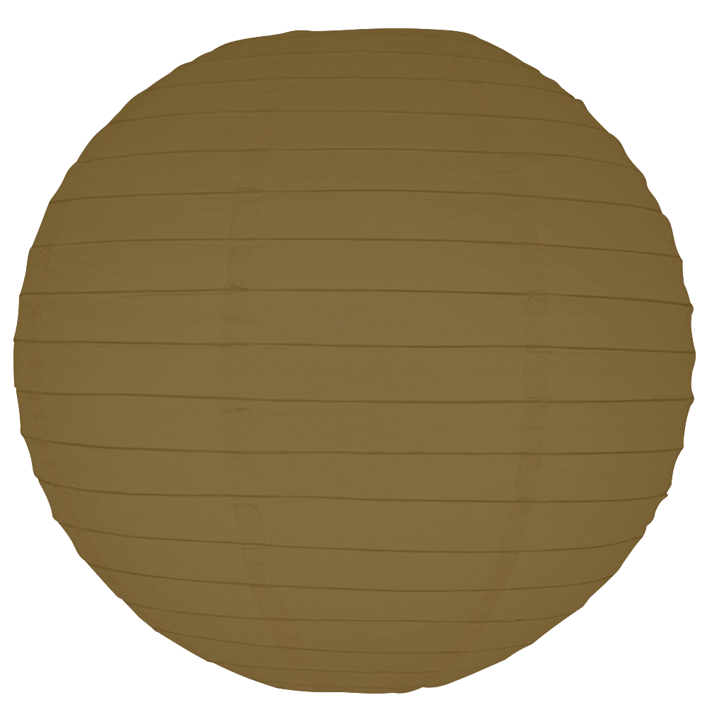 Light Brown Round Paper Lanterns