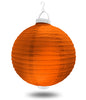 12" Orange Battery Operated LED Paper Lanterns.