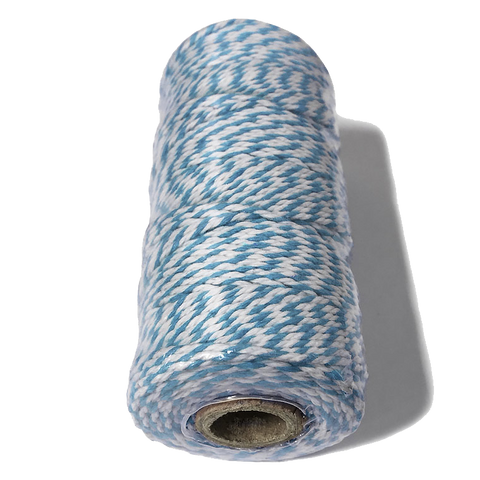 Teal and White Bakers Twine.