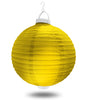 12" Yellow Battery Operated LED Paper Lanterns.