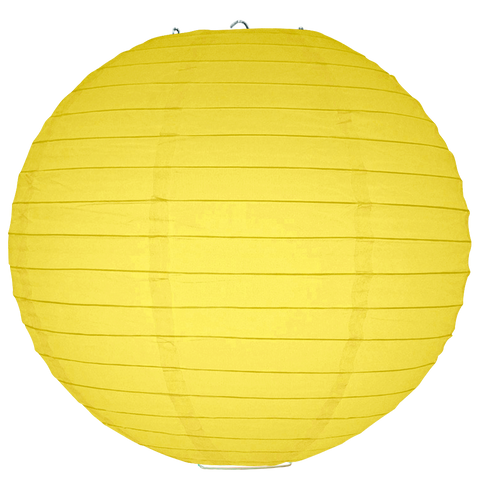 Yellow Round Paper Lanterns.