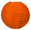 Orange Round Silk Lanterns.