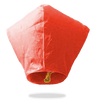 ECO Red Diamond Sky Lanterns (Wire-Free).